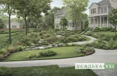 Как сочетать блестящие листья с матовыми